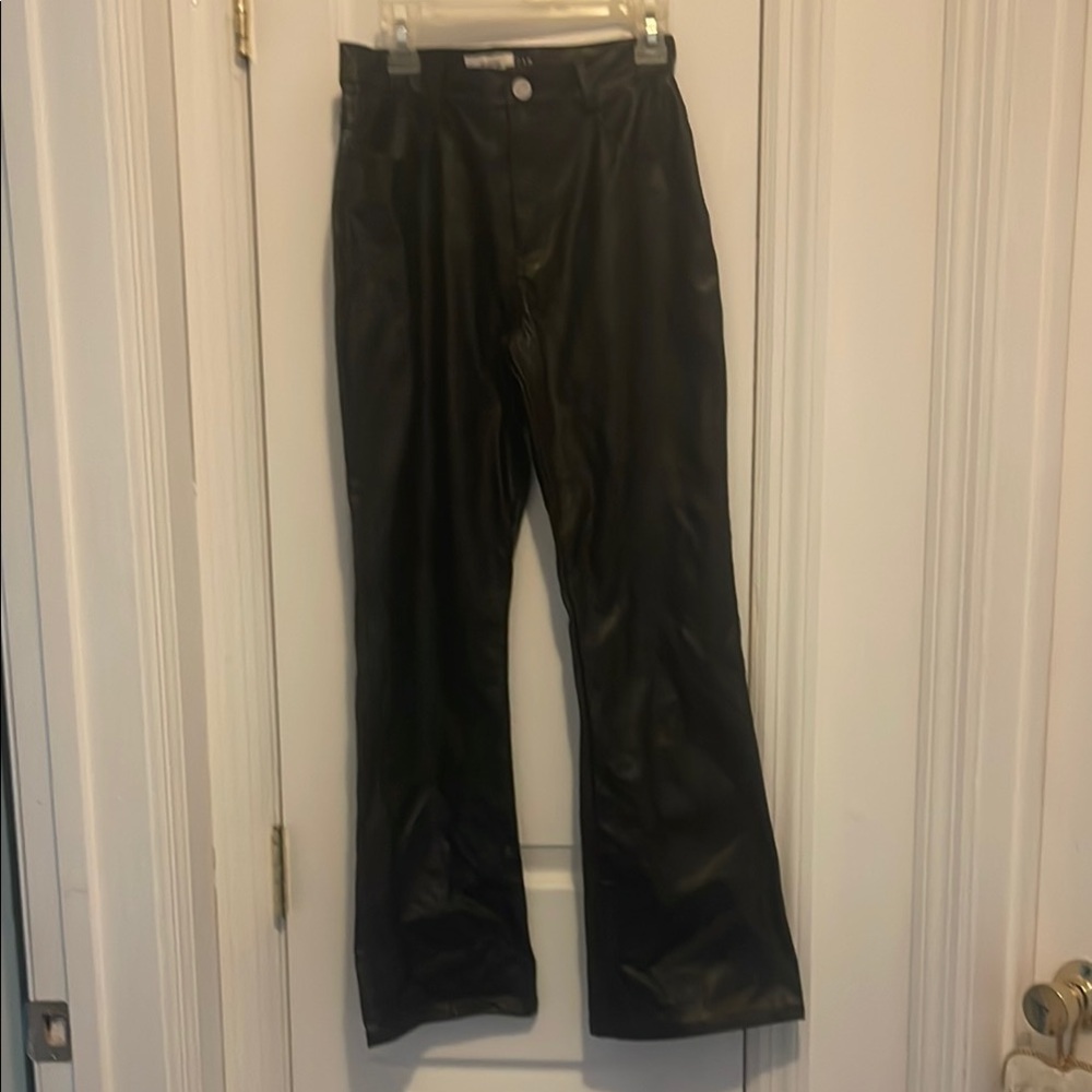 GAP girls pleather pants